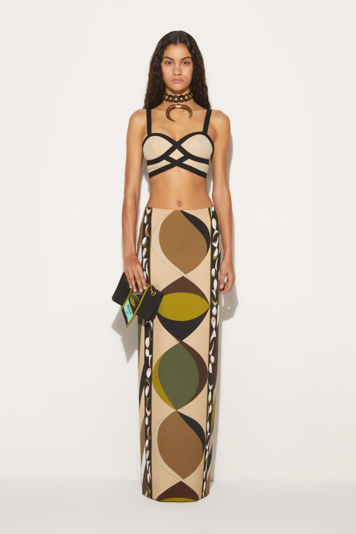 PUCCI Skirts | Women Pesci-Print Long Skirt