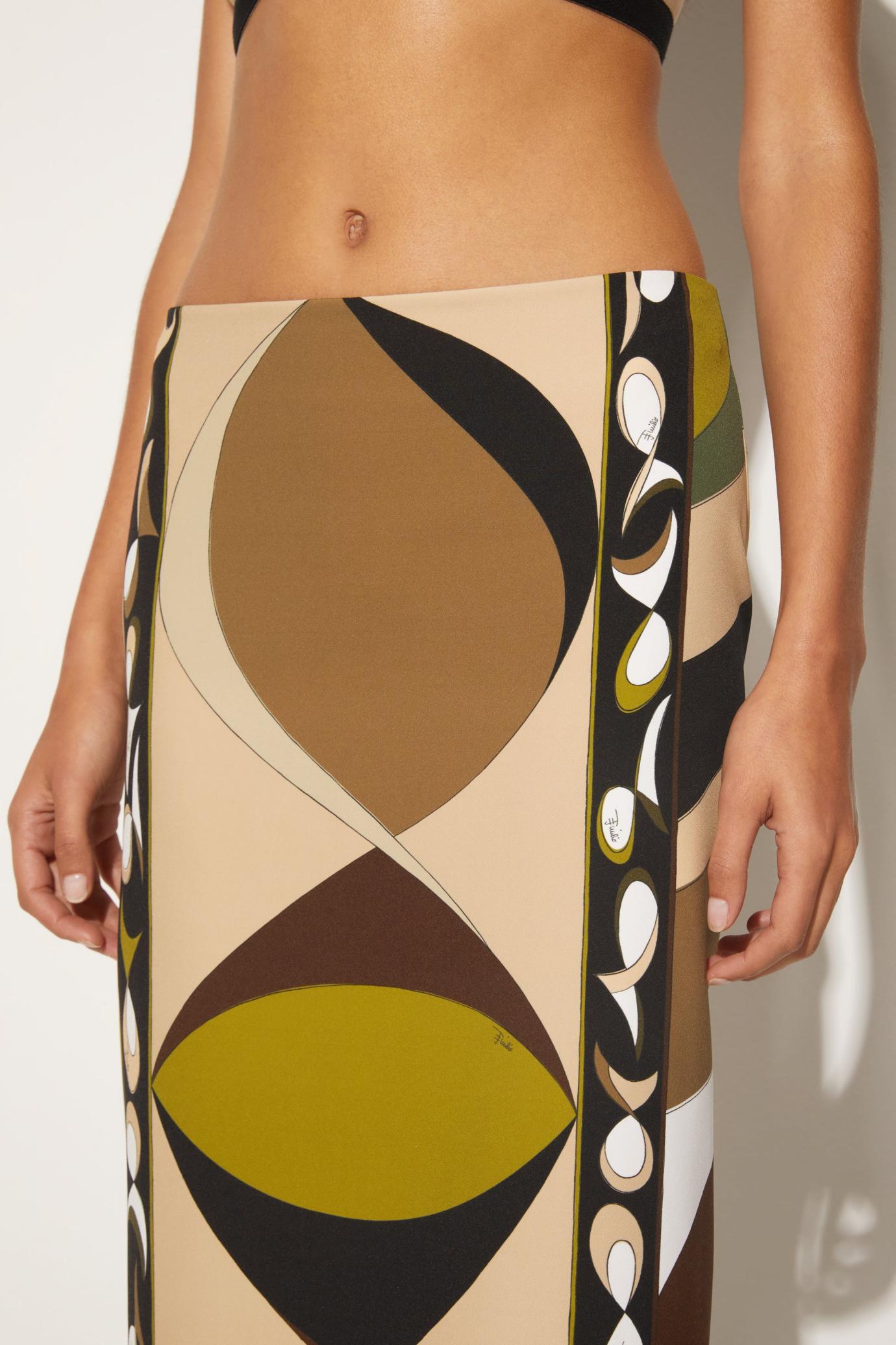 PUCCI Skirts | Women Pesci-Print Long Skirt
