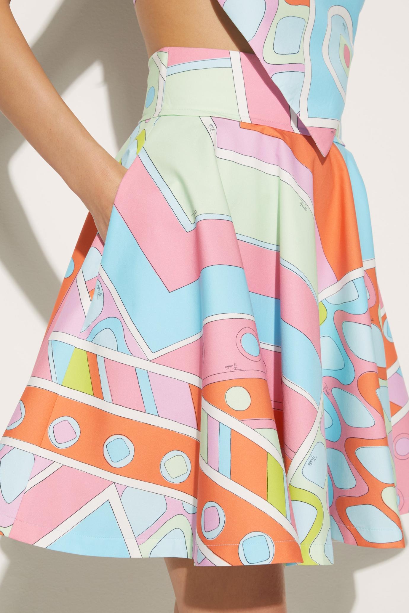 PUCCI Skirts | Women Vivara-Print Cotton Mini Skirt