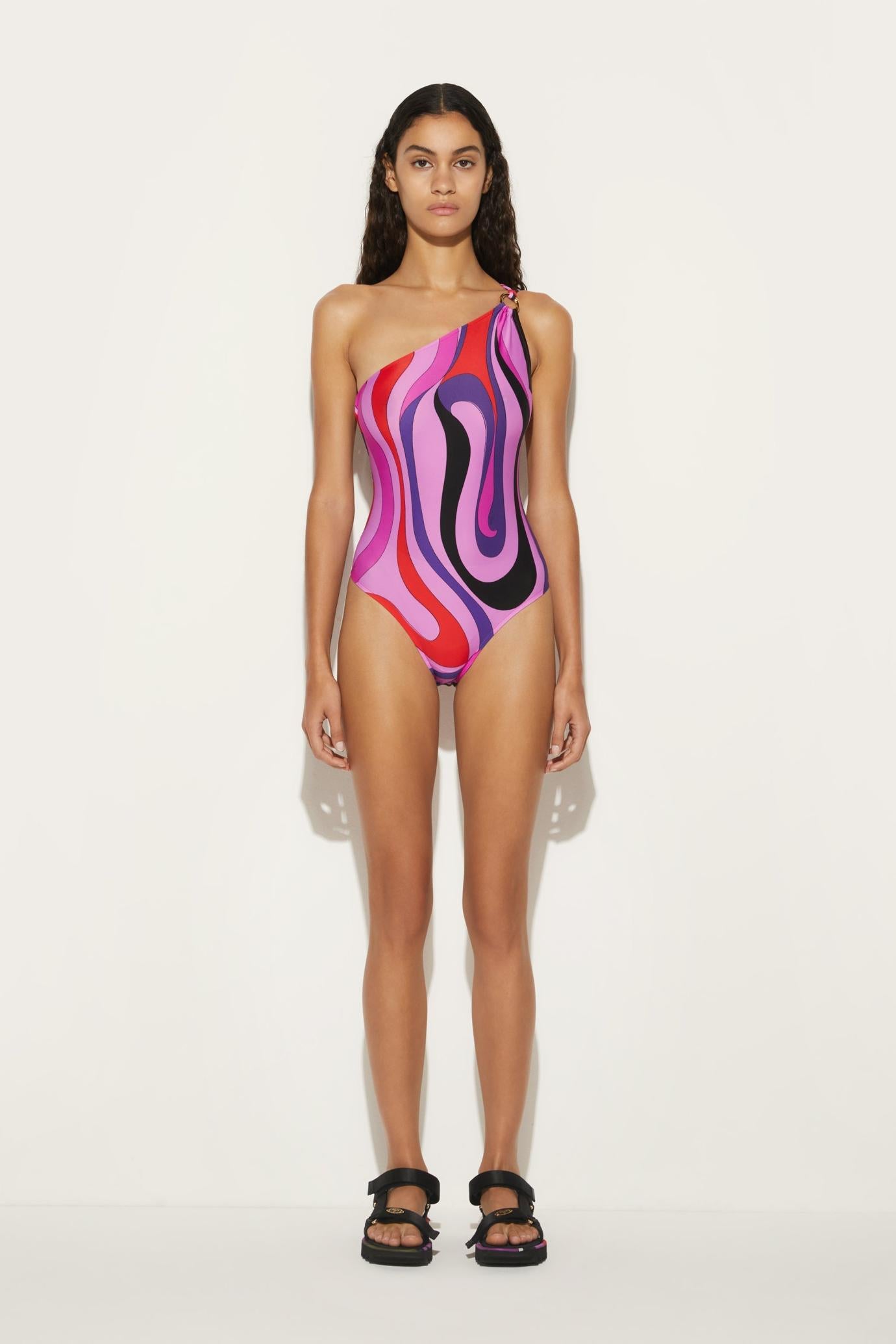 PUCCI Swimsuits | Women Marmo-Print Swimsuit