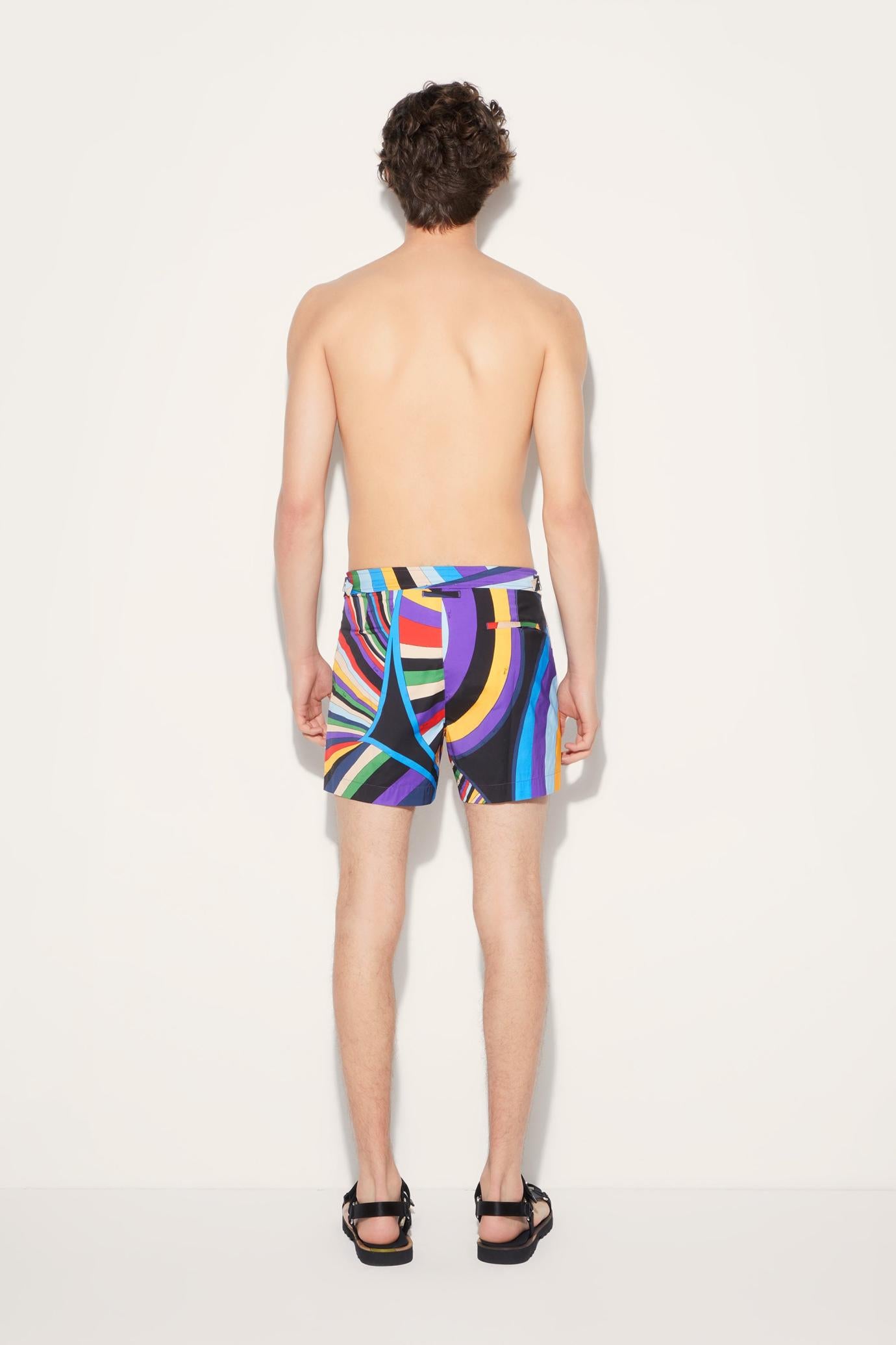 PUCCI Swimwear | Men Iride-Print Swim Shorts