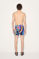 PUCCI Swimwear | Men Iride-Print Swim Shorts