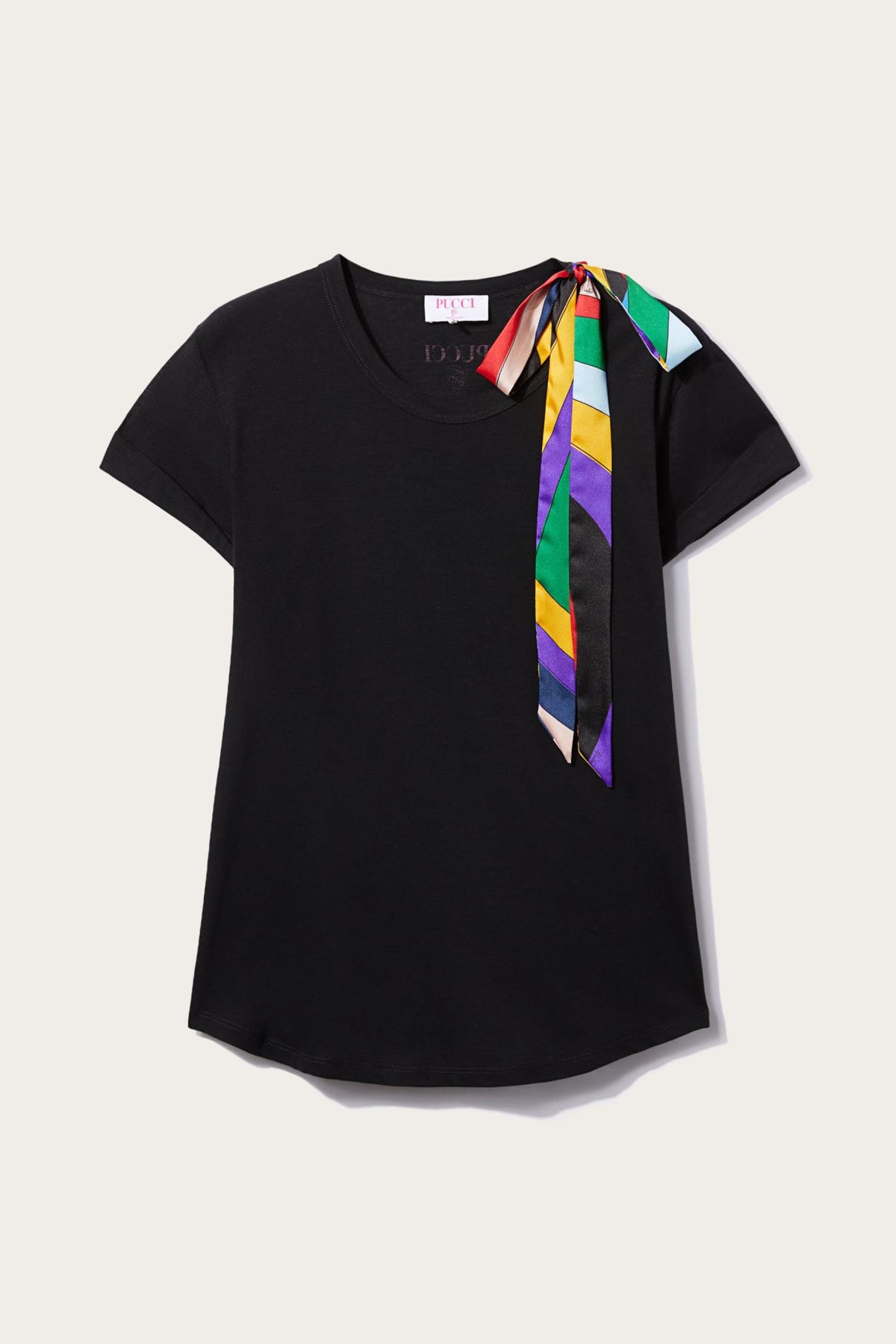 PUCCI T-Shirts And Sweatshirts | Women Bow-Embellished T-Shirt