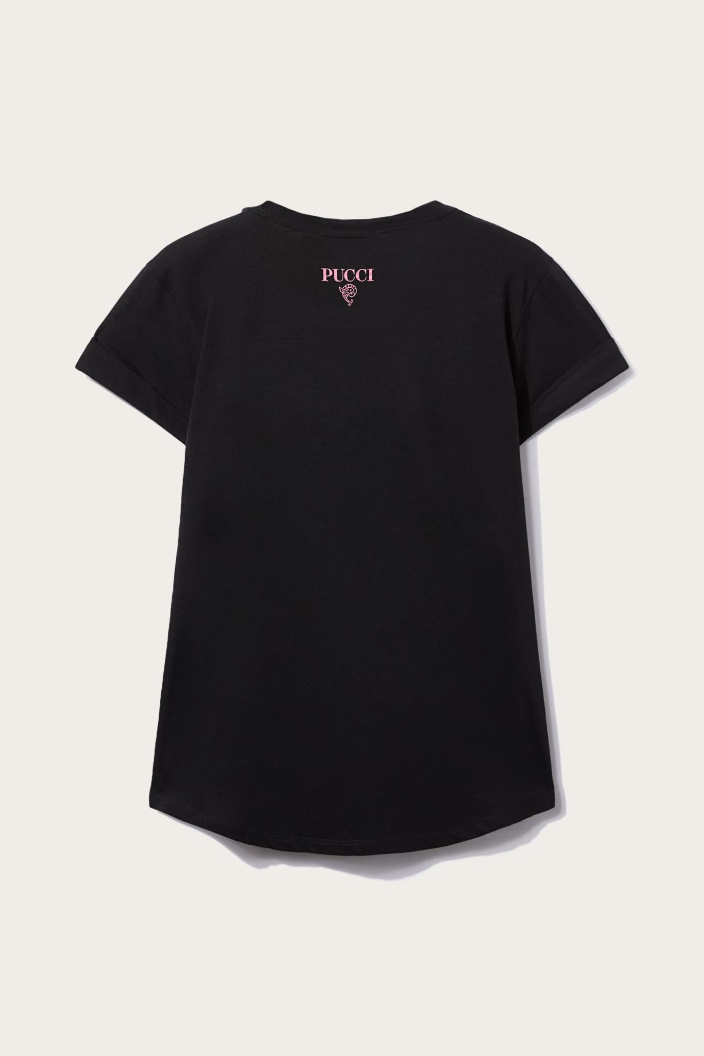 PUCCI T-Shirts And Sweatshirts | Women Bow-Embellished T-Shirt