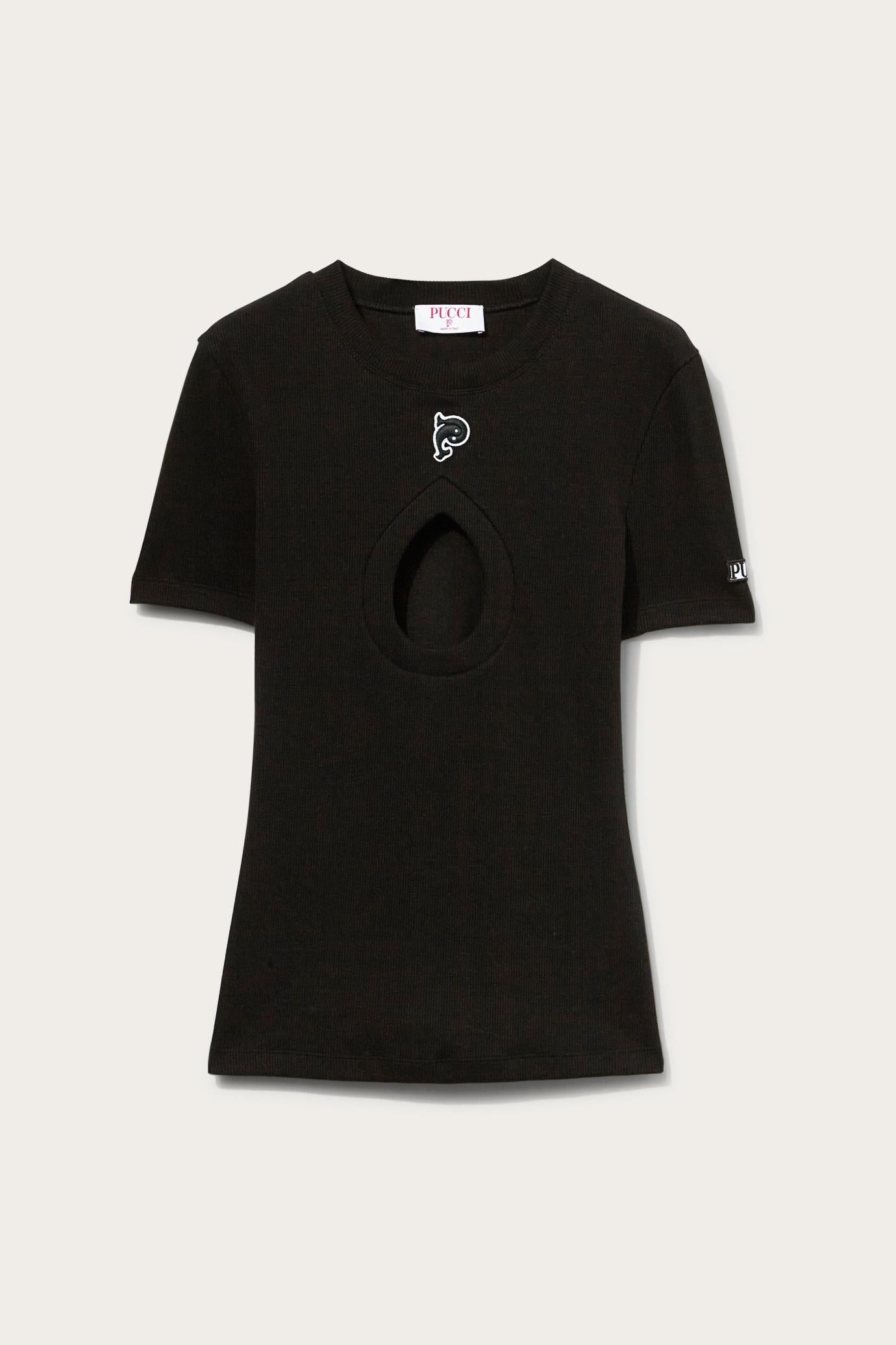 PUCCI T-Shirts And Sweatshirts | Women Cut-Out T-Shirt