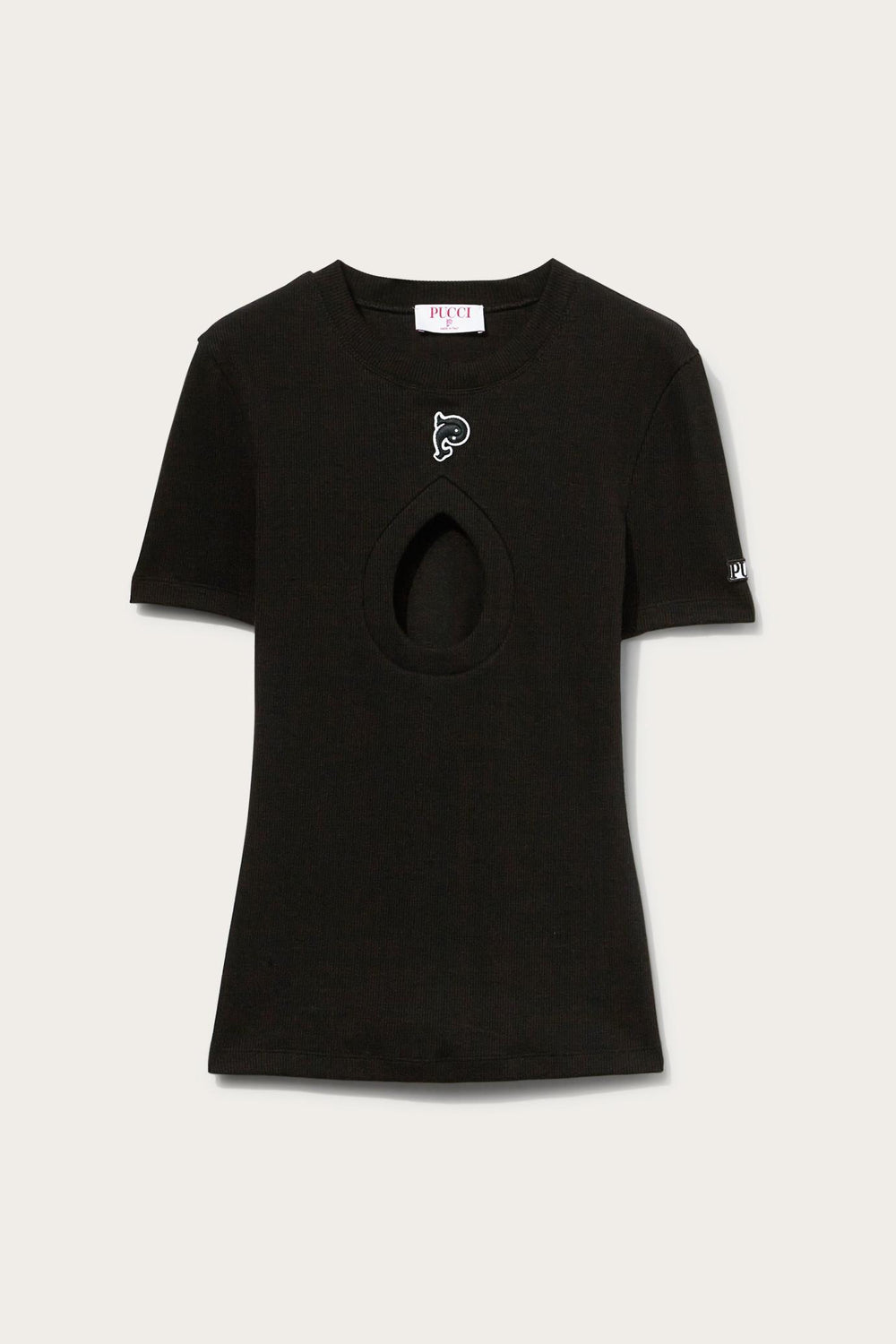 PUCCI T-Shirts And Sweatshirts | Women Cut-Out T-Shirt