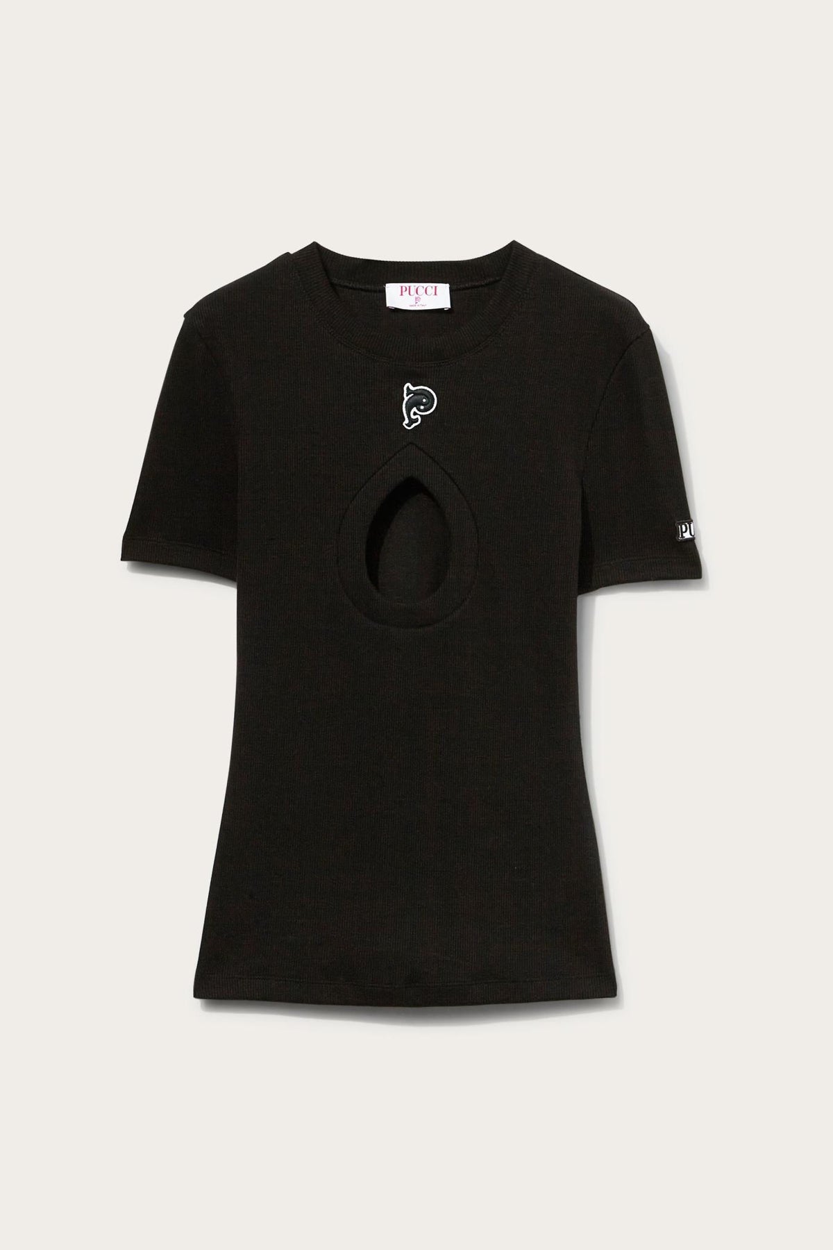 PUCCI T-Shirts And Sweatshirts | Women Cut-Out T-Shirt