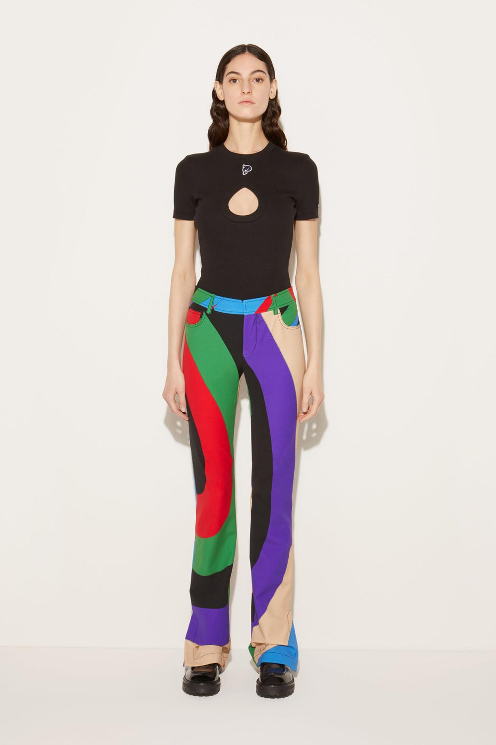 PUCCI T-Shirts And Sweatshirts | Women Cut-Out T-Shirt