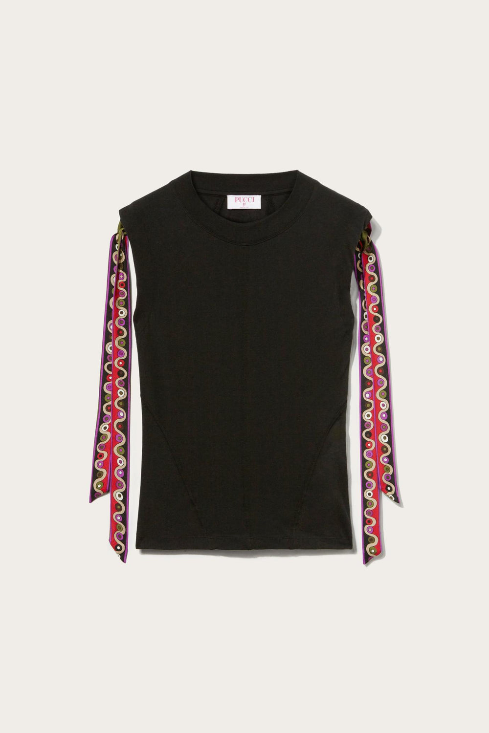 PUCCI T-Shirts And Sweatshirts | Women Iride-Print Cotton T-shirt