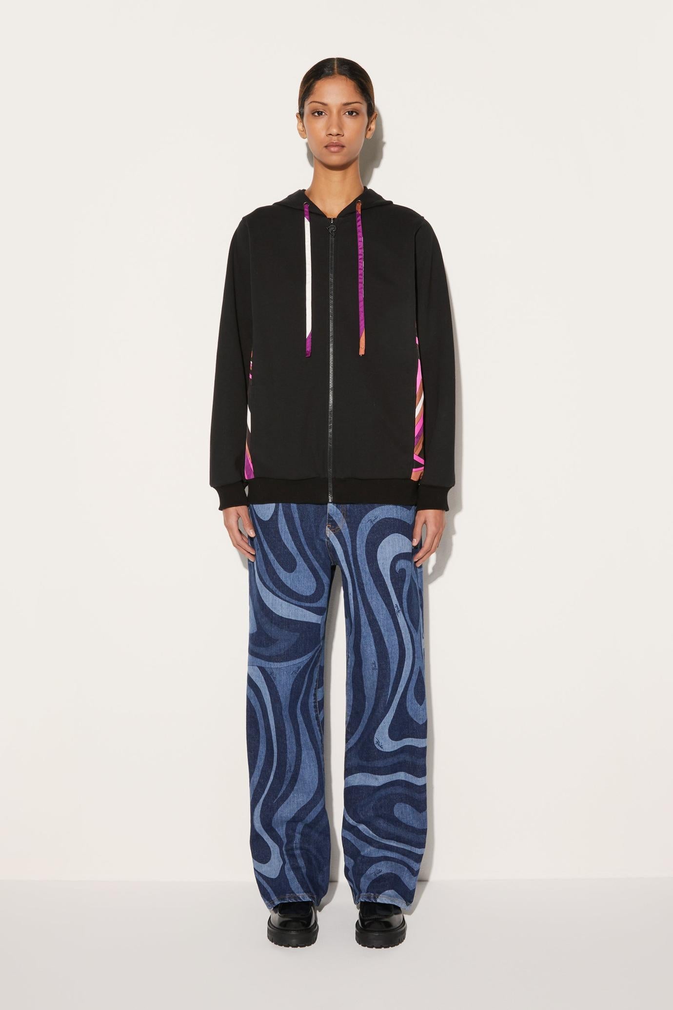 PUCCI T-Shirts And Sweatshirts | Women Iride-Print Hoodie