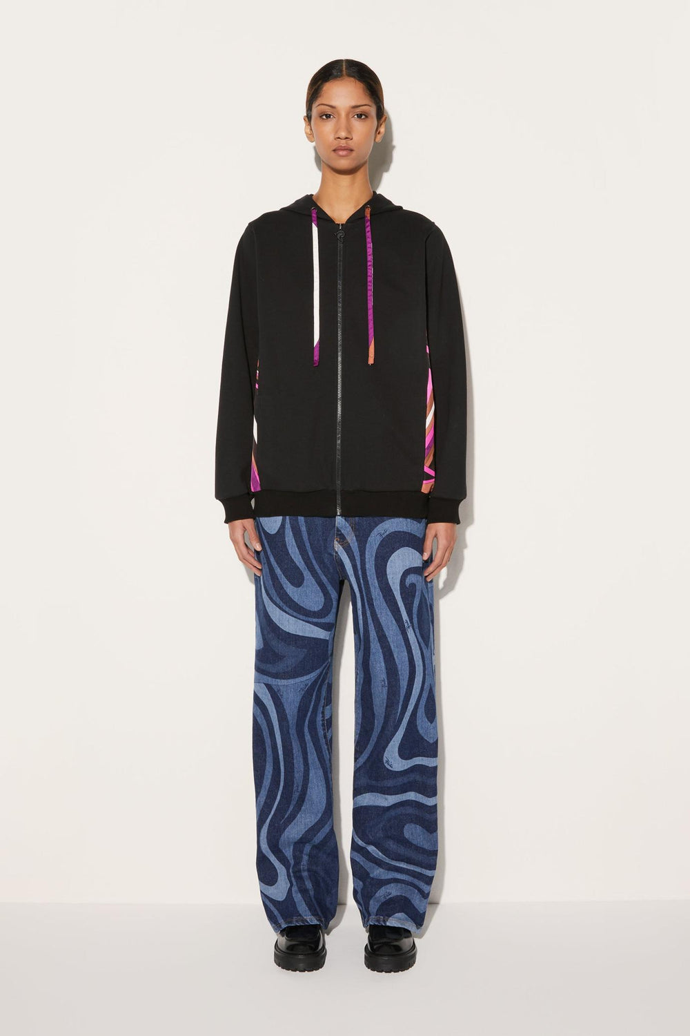 PUCCI T-Shirts And Sweatshirts | Women Iride-Print Hoodie