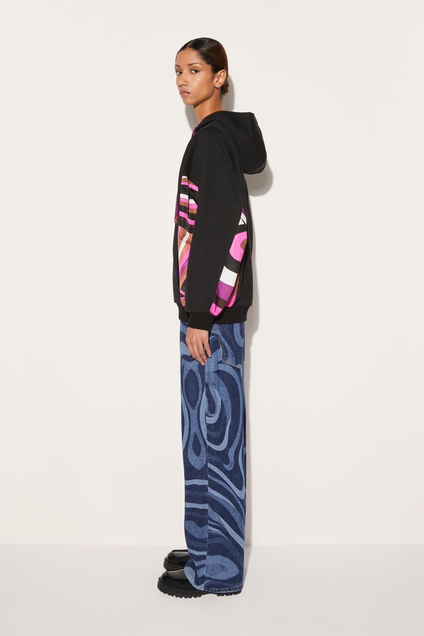 PUCCI T-Shirts And Sweatshirts | Women Iride-Print Hoodie