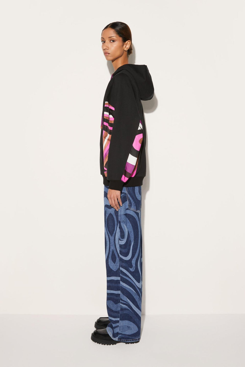 PUCCI T-Shirts And Sweatshirts | Women Iride-Print Hoodie