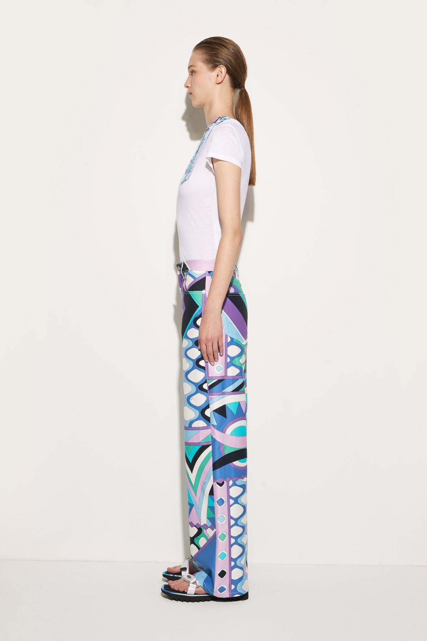 PUCCI T-Shirts And Sweatshirts | Women Iride-Print T-Shirt