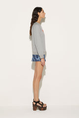 PUCCI T-Shirts And Sweatshirts | Women Logo-Embroidered Cotton Sweatshirt