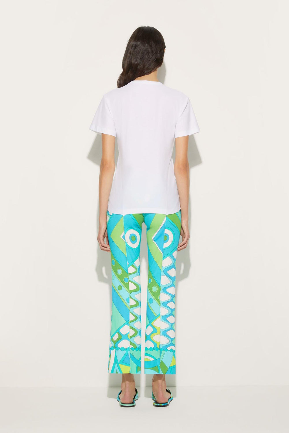 PUCCI T-Shirts And Sweatshirts | Women Logo-Print Cotton T-Shirt