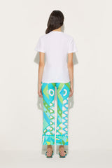 PUCCI T-Shirts And Sweatshirts | Women Logo-Print Cotton T-Shirt