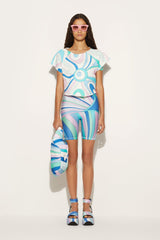 PUCCI T-Shirts And Sweatshirts | Women Marmo-Print Cotton T-Shirt