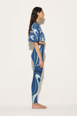 PUCCI T-Shirts And Sweatshirts | Women Marmo-Print Cotton T-shirt