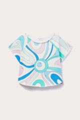 PUCCI T-Shirts And Sweatshirts | Women Marmo-Print Cotton T-Shirt