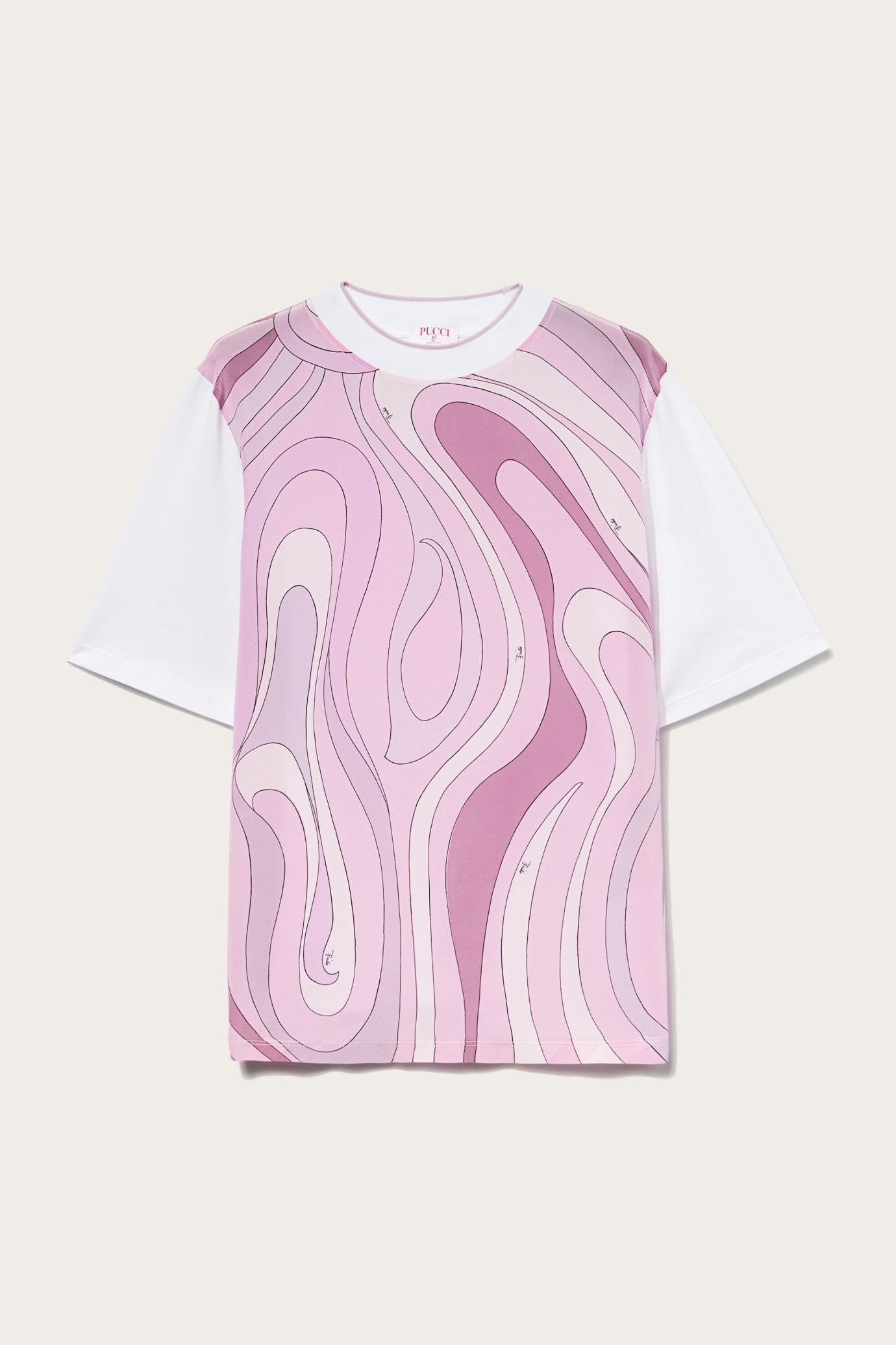 PUCCI T-Shirts And Sweatshirts | Women Marmo-Print T-Shirt