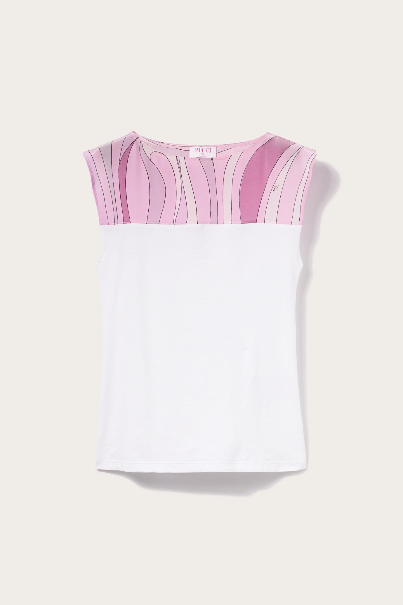 PUCCI T-Shirts And Sweatshirts | Women Marmo-Print T-Shirt