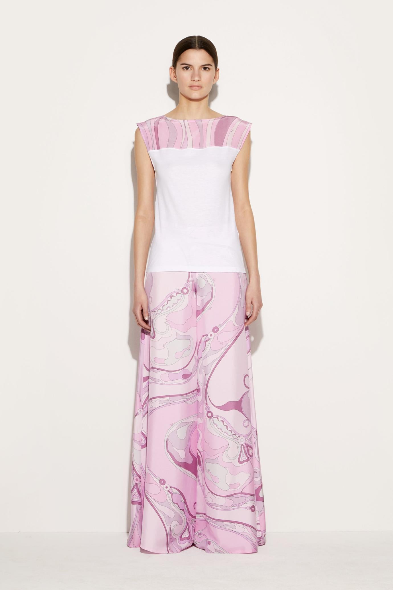 PUCCI T-Shirts And Sweatshirts | Women Marmo-Print T-Shirt