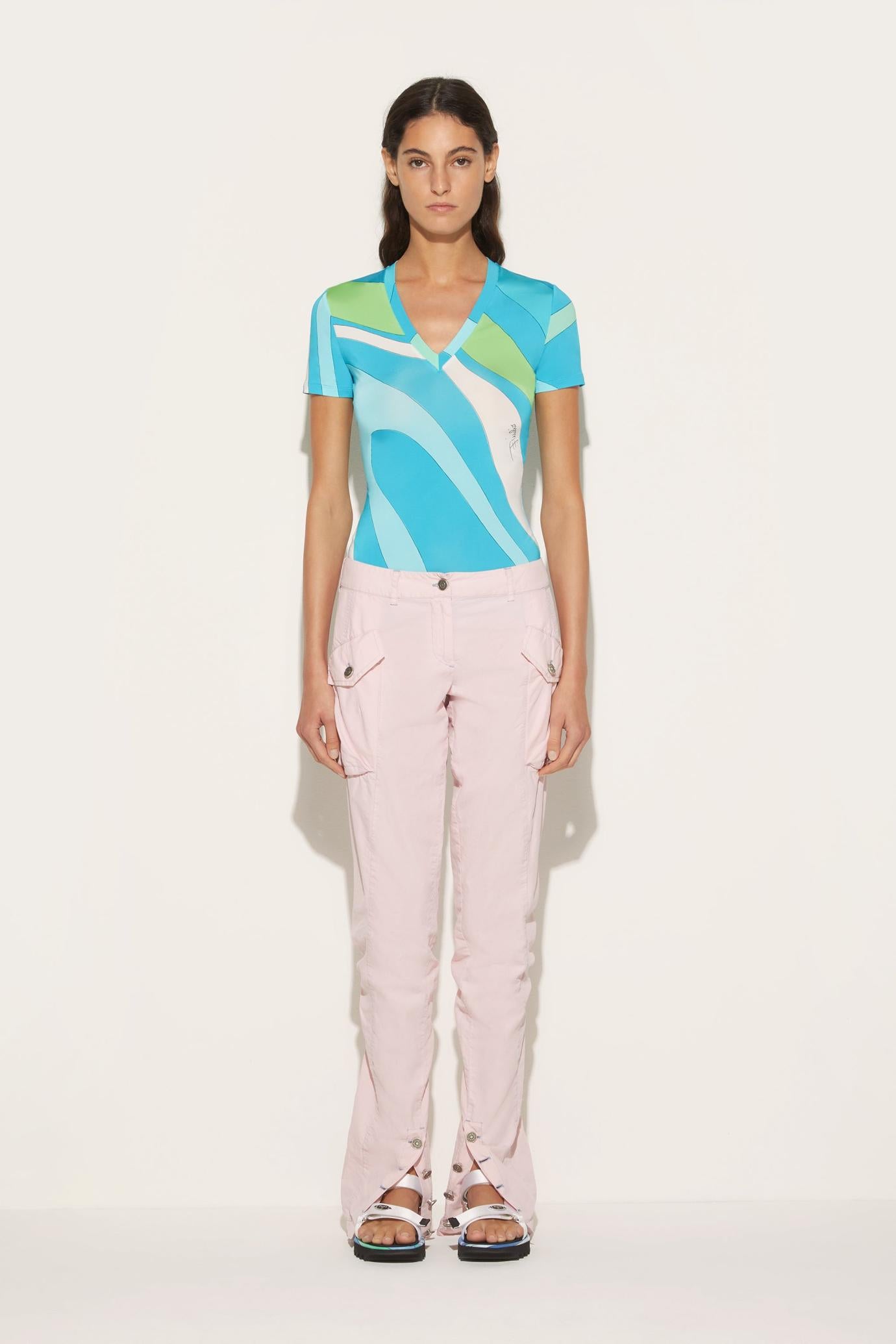 PUCCI T-Shirts And Sweatshirts | Women Marmo-Print T-Shirt