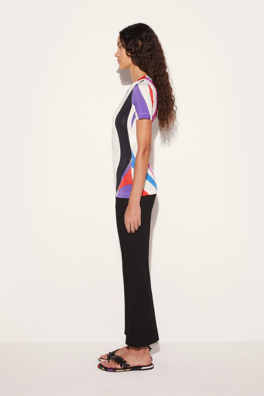 PUCCI T-Shirts And Sweatshirts | Women Marmo-Print T-Shirt