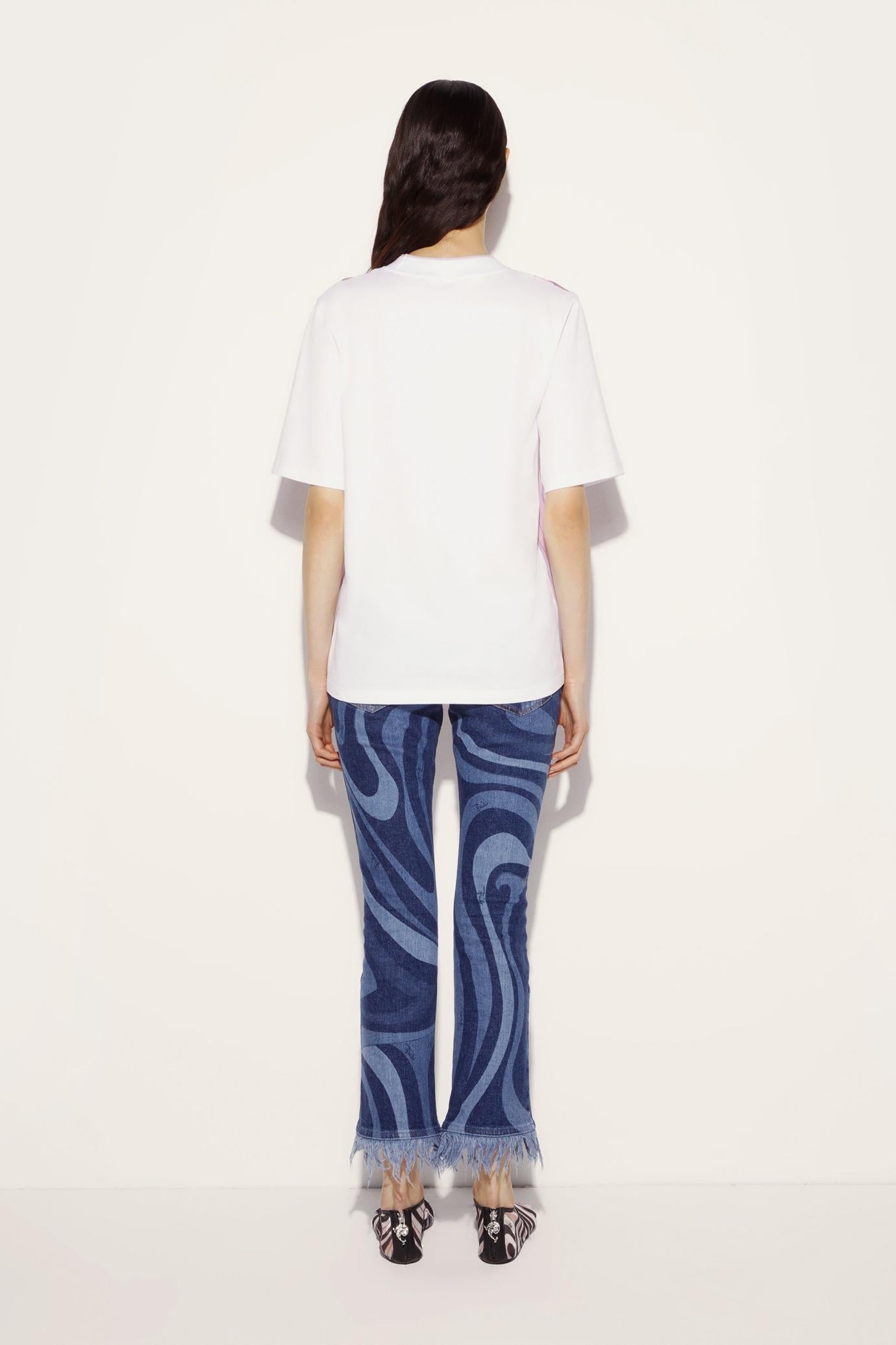 PUCCI T-Shirts And Sweatshirts | Women Marmo-Print T-Shirt