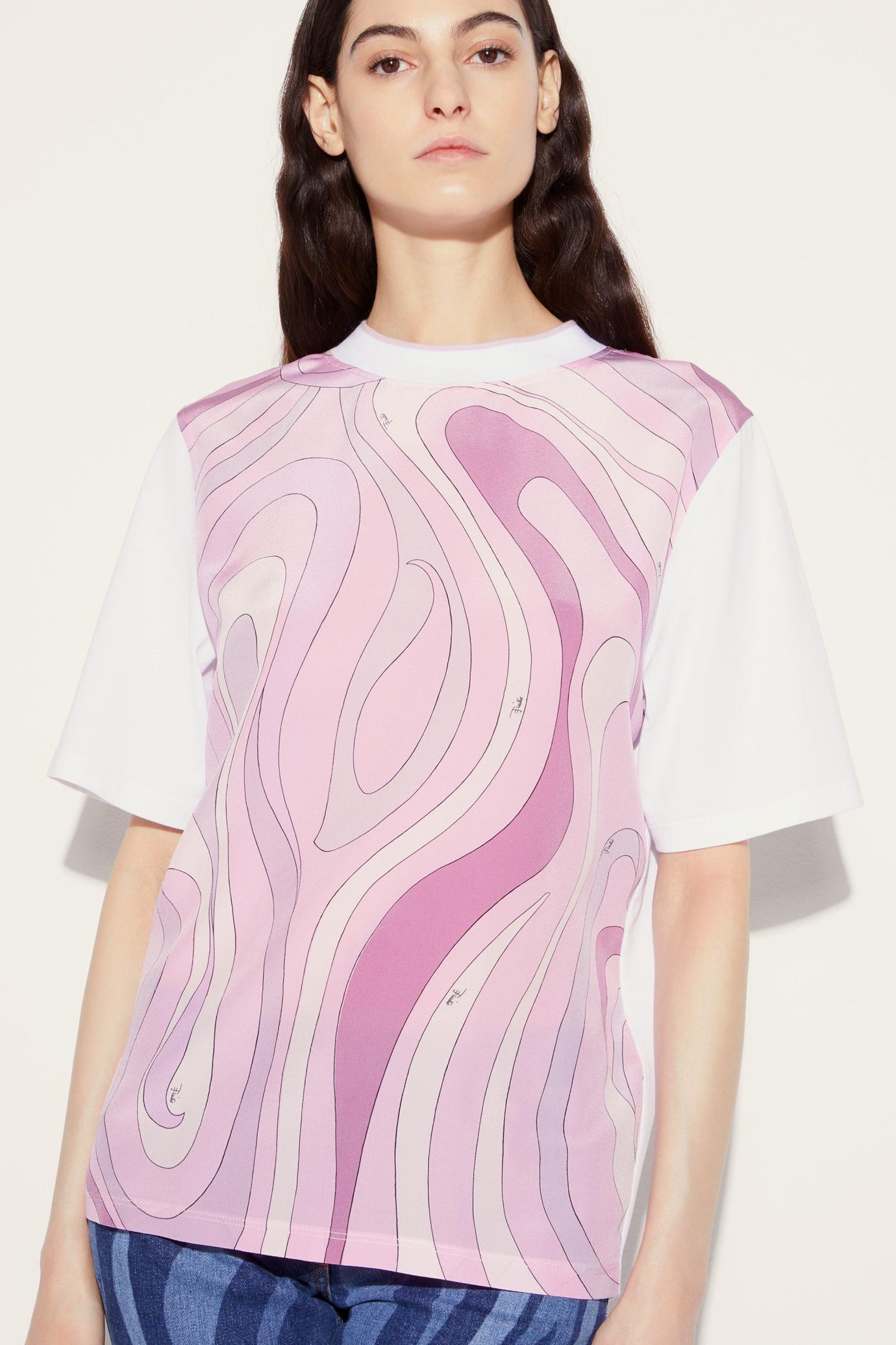 PUCCI T-Shirts And Sweatshirts | Women Marmo-Print T-Shirt