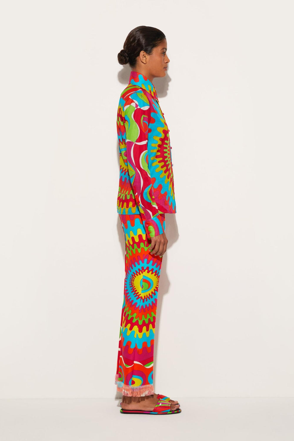 PUCCI Tops And Shirts | Women Bersaglio-Print Cotton Shirt