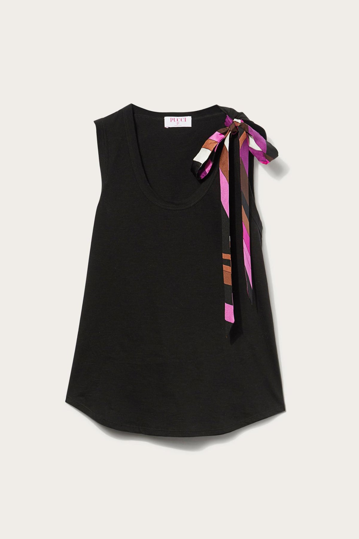 PUCCI Tops And Shirts | Women Bow-Embellished Cotton Top