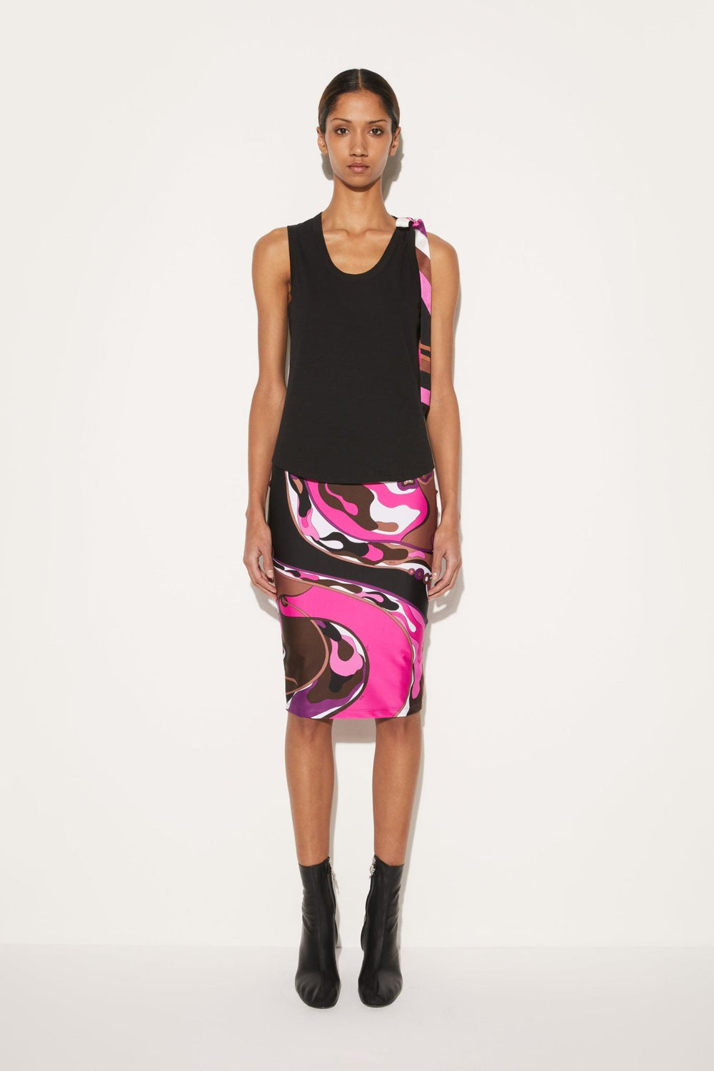 PUCCI Tops And Shirts | Women Bow-Embellished Cotton Top