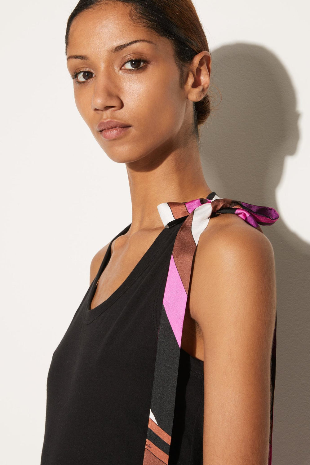 PUCCI Tops And Shirts | Women Bow-Embellished Cotton Top