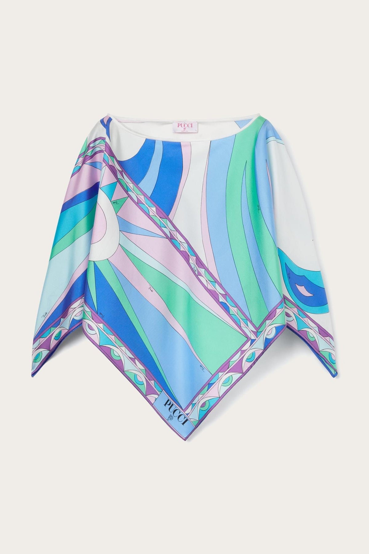 PUCCI Tops And Shirts | Women Cigni-Print Silk Top