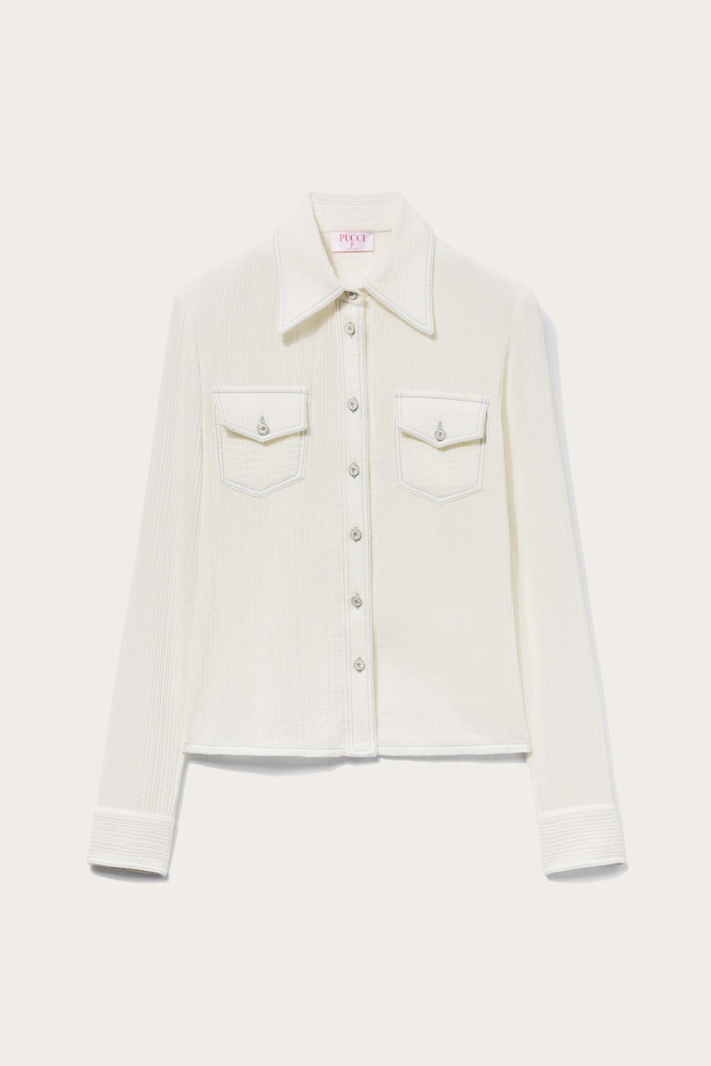 PUCCI Tops And Shirts | Women Cotton Crepon Shirt