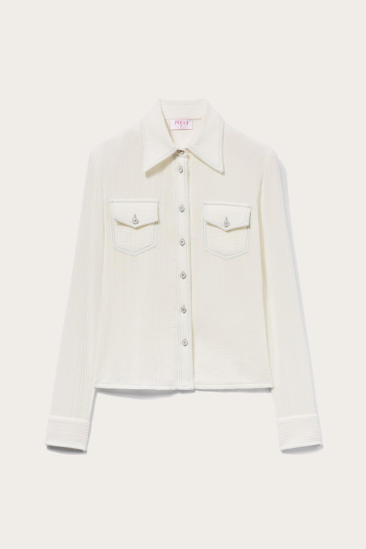 PUCCI Tops And Shirts | Women Cotton Crepon Shirt