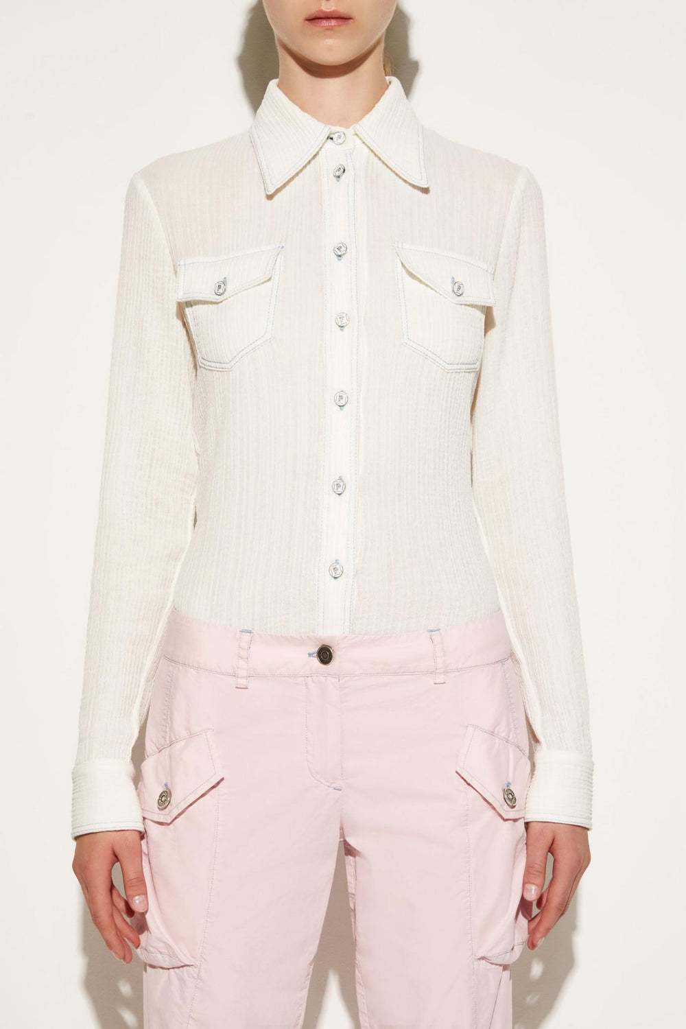 PUCCI Tops And Shirts | Women Cotton Crepon Shirt