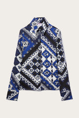 PUCCI Tops And Shirts | Women Festa-Print Silk-Twill Shirt