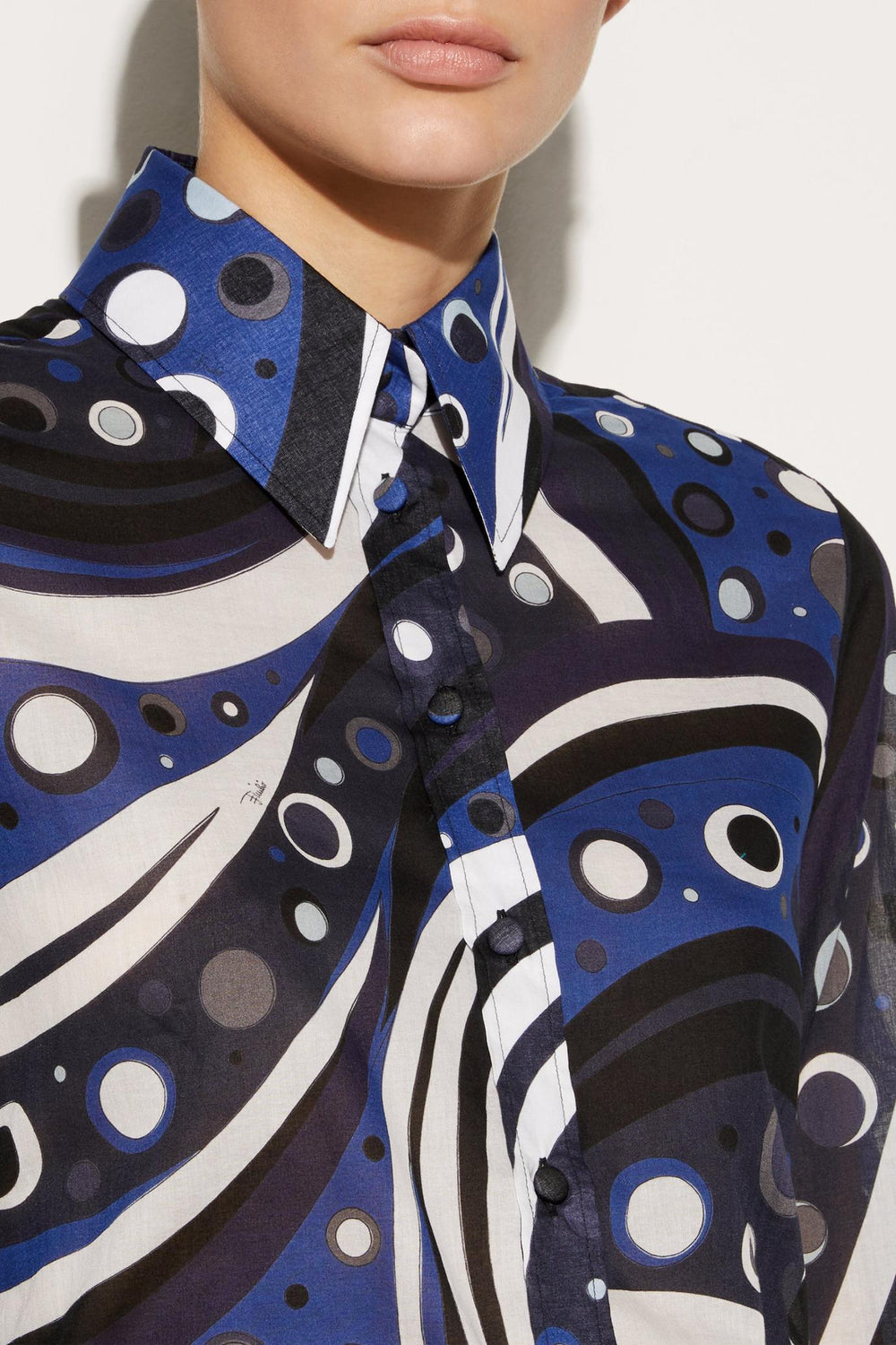 PUCCI Tops And Shirts | Women Fontane-Print Cotton Shirt