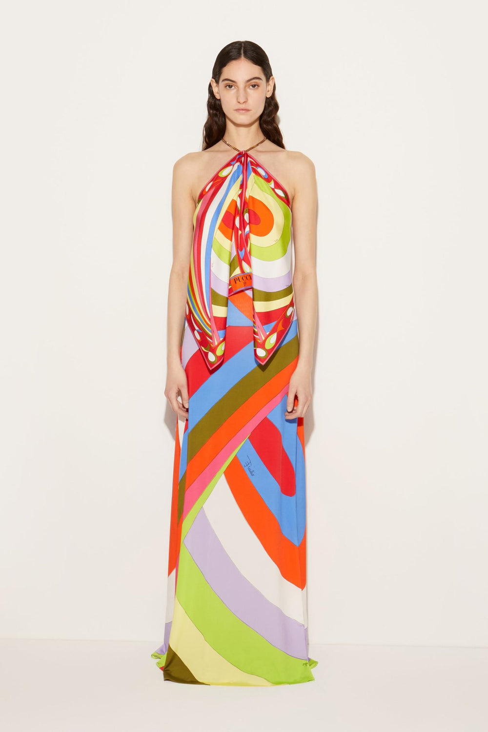 PUCCI Tops And Shirts | Women Iride And Pesci-Print Silk-Twill Top