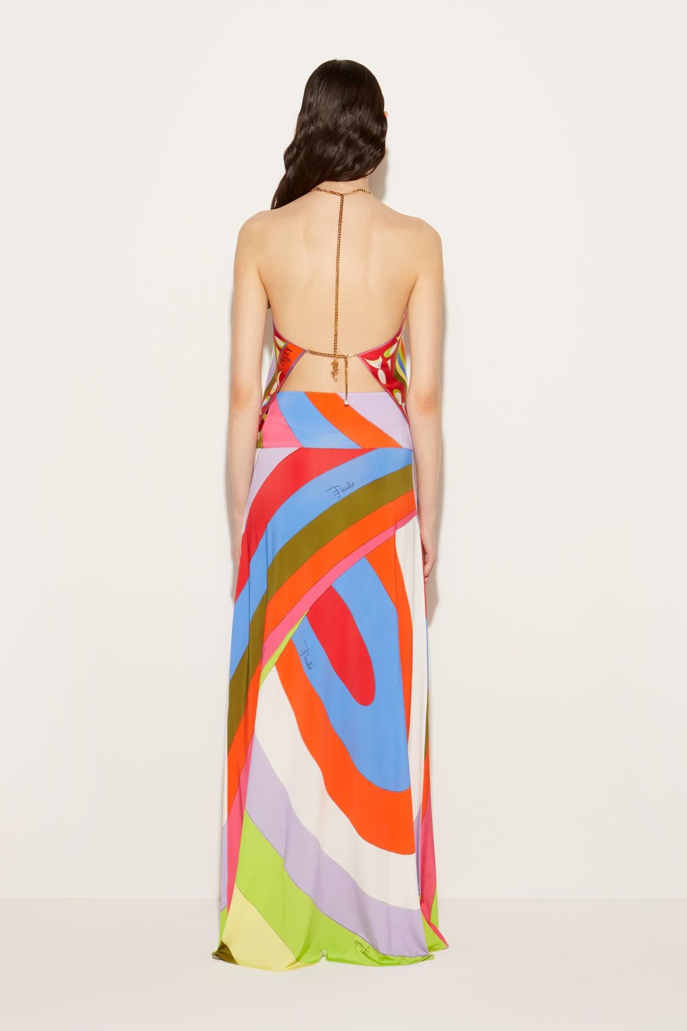 PUCCI Tops And Shirts | Women Iride And Pesci-Print Silk-Twill Top