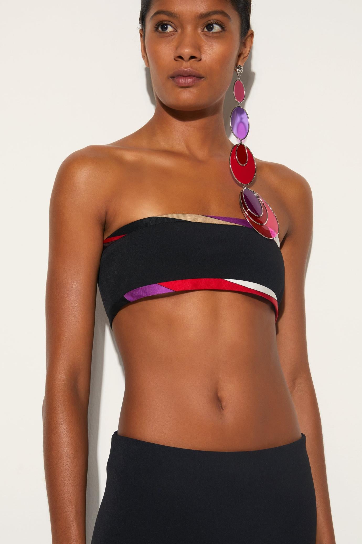 PUCCI Tops And Shirts | Women Iride-Print Bandeau