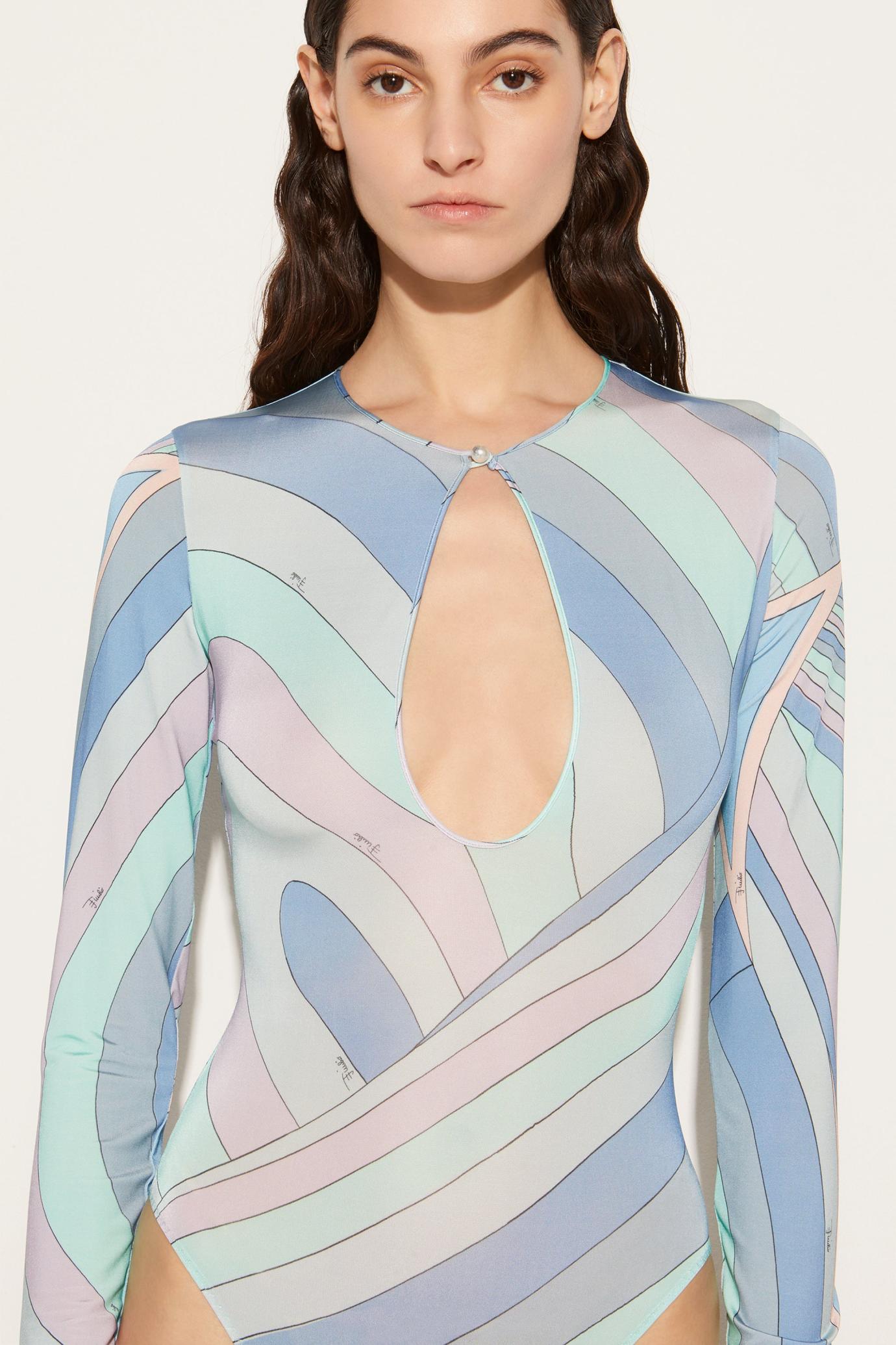 PUCCI Tops And Shirts | Women Iride-Print Bodysuit