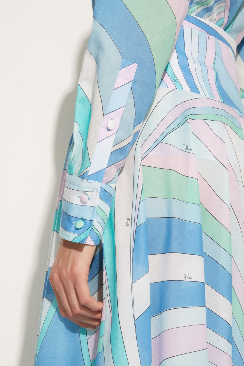 PUCCI Tops And Shirts | Women Iride-Print Cotton Shirt