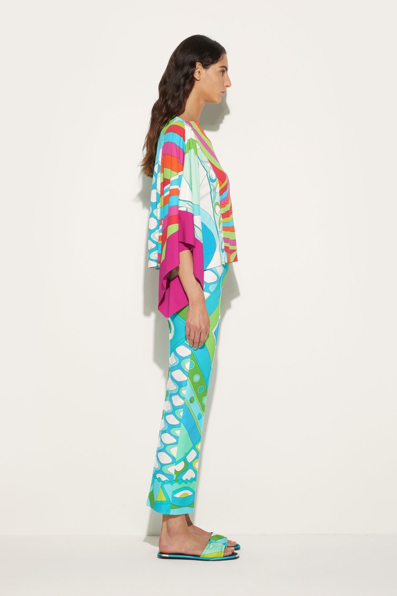 PUCCI Tops And Shirts | Women Iride-Print Kaftan Top