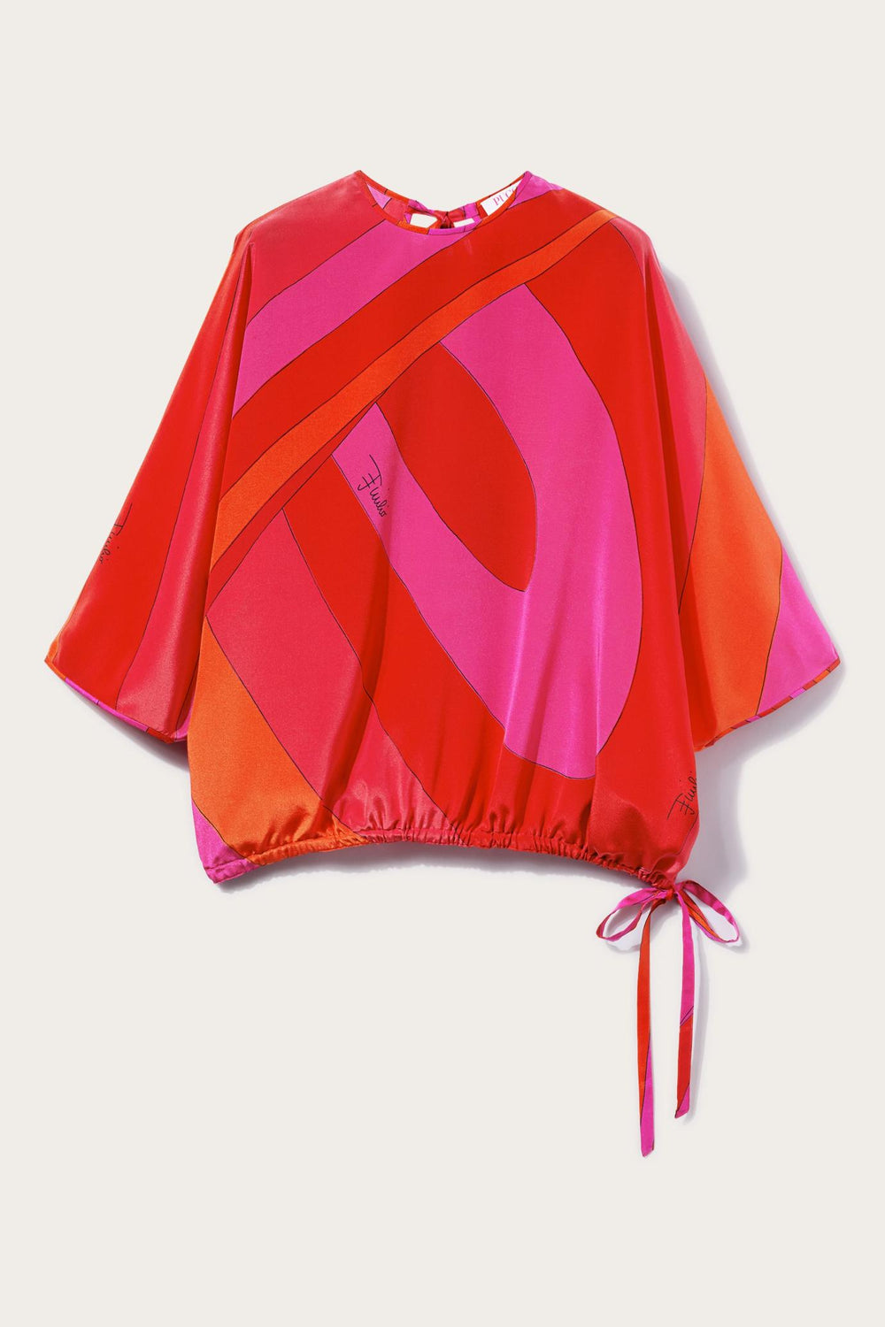 PUCCI Tops And Shirts | Women Iride-Print Silk Top