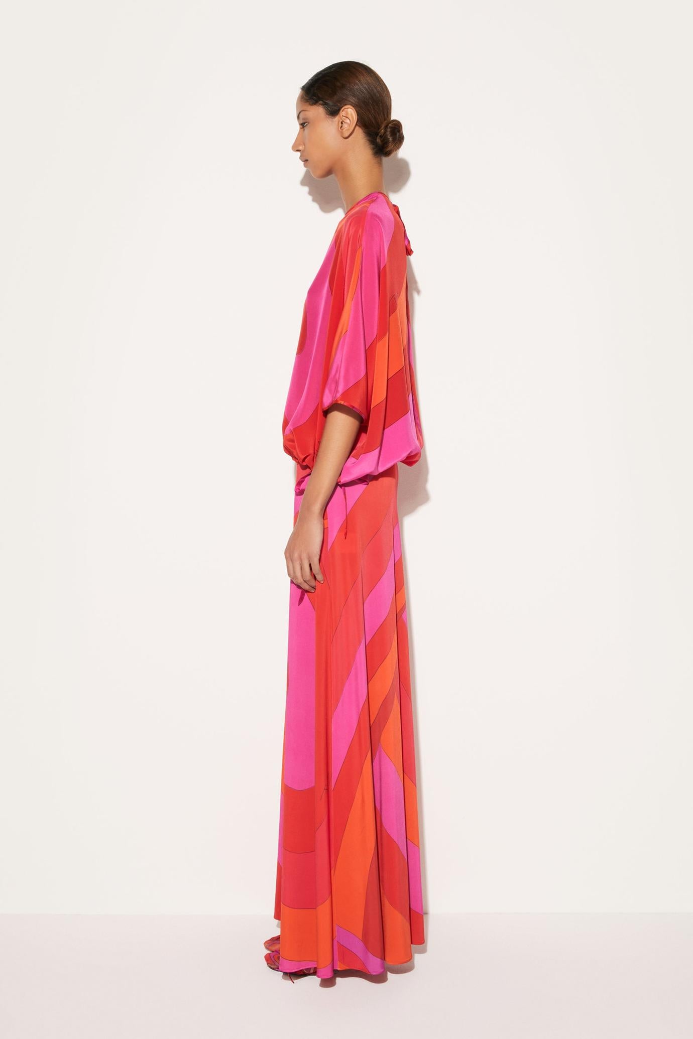 PUCCI Tops And Shirts | Women Iride-Print Silk Top