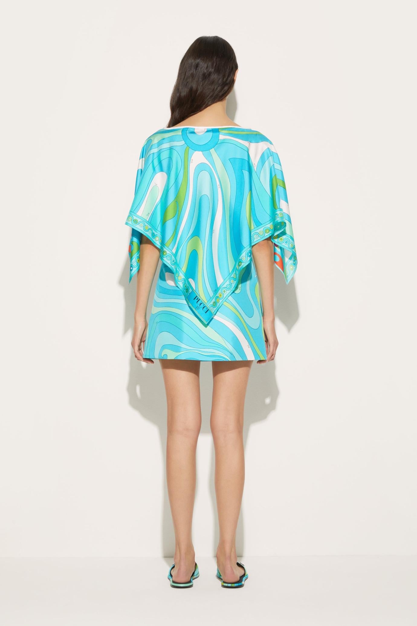 PUCCI Tops And Shirts | Women Iride-Print Silk Top